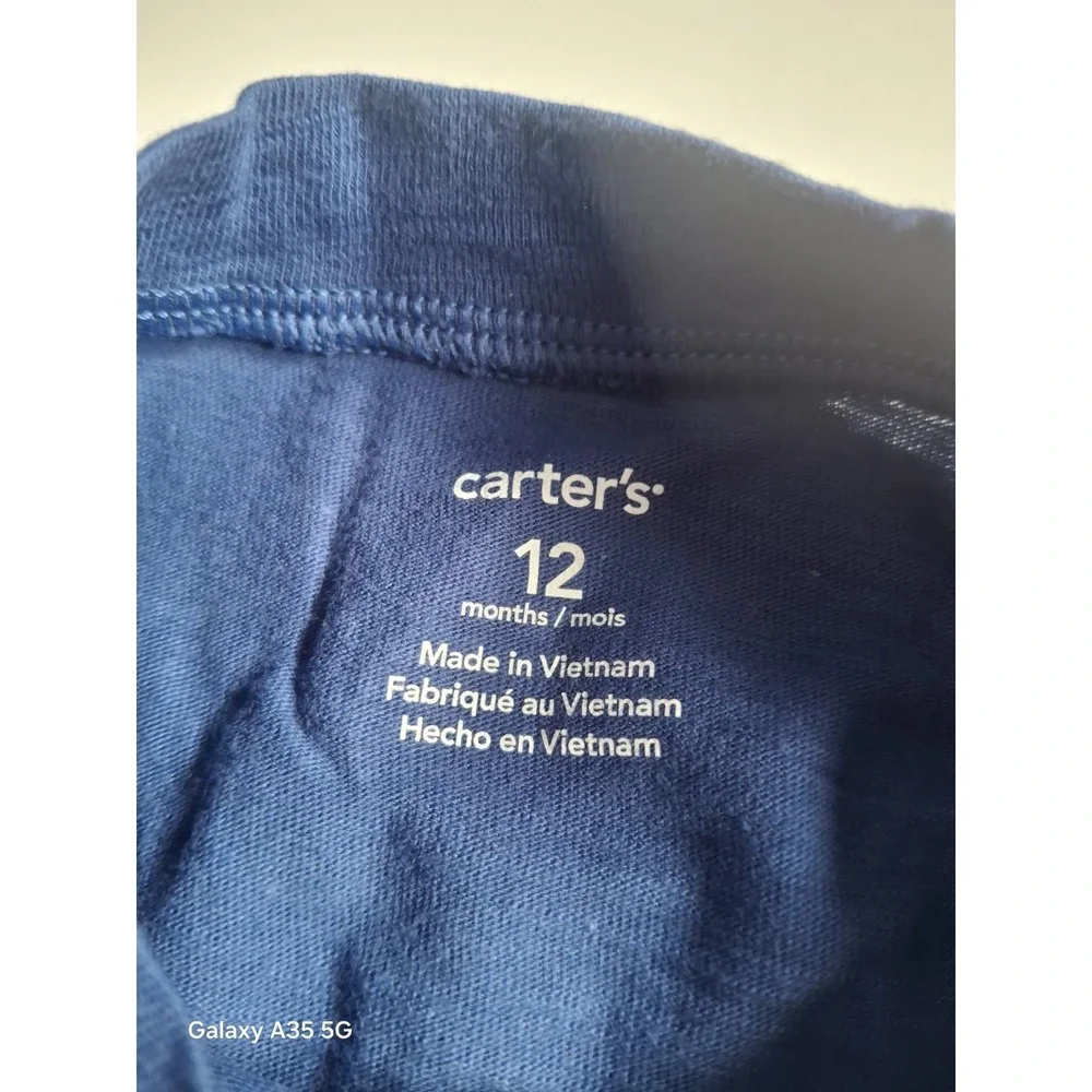 Carter's baby Genius bodysuit aby Size 12 Months
